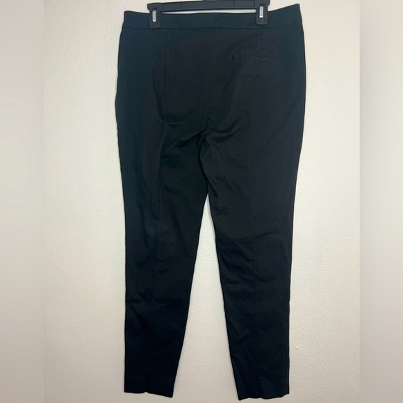 Magaschoni black cotton blend trouser pants women’s size 12 - Picture 2 of 7